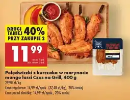 Biedronka Polędwiczki z kurczaka w marynacie mango lassi Czas na Grill 400 g oferta