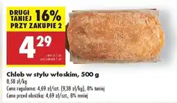 Biedronka Chleb w stylu włoskim, 500 g oferta