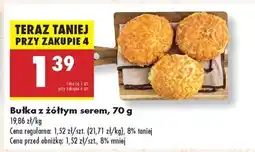 Biedronka bułka z żółtym serem , 70 g oferta