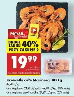 Biedronka Krewetki całe Marinero 400 g oferta