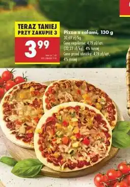 Biedronka Pizza z salami 130 g oferta