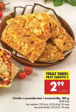 Biedronka Ciastko z pomidorami i mozzarellą, 105 g oferta