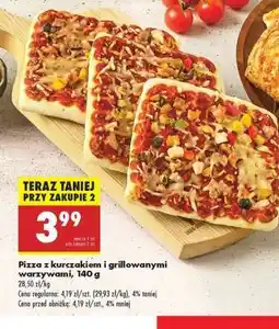 Biedronka Pizza z kurczakiem I grillowanymi warzywami , 140 g oferta