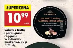 Biedronka Salami z trufla i parmigiano reggiano w kubeczku Biedronka, 80 g oferta