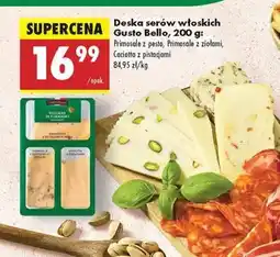 Biedronka Deska serów włoskich Gusto Bello, 200 g oferta