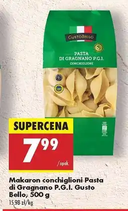 Biedronka Makaron conchiglioni Pasta di Gragnano P.G.I. Gusto Bello, 500 g oferta