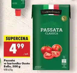 Biedronka Passata w kartoniku Gusto Bello, 500 g oferta