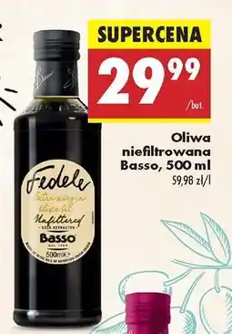 Biedronka Oliwa niefiltrowana Basso, 500 ml oferta