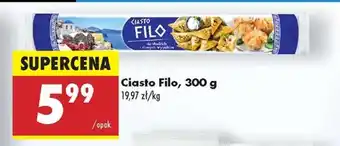Biedronka CIASTO FILO 300 G oferta
