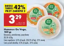 Biedronka Hummus Go Vege, 160 g oferta