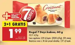 Biedronka Rogal 7 Days kakao 60 g oferta