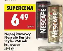 Biedronka Napój kawowy Nescafe Barista Style, 250 ml oferta