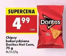 Biedronka Chipsy kukurydziane Doritos Hot Corn, 75 g oferta