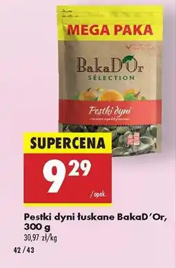 Biedronka Pestki dyni łuskane BakaD’Or, 300 g oferta