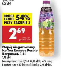 Biedronka Napój niegazowany Ice Tea Remsey Purple Bergamot, 1,5 l oferta