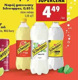 Biedronka Napój gazowany Schweppes, 0,85 l oferta