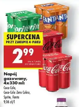 Biedronka Napój gazowany, 4x330 ml oferta