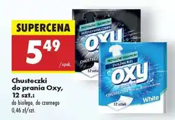 Biedronka Chusteczki do prania Oxy, 12 szt oferta