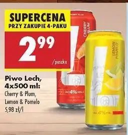 Biedronka Piwo Lech, 4x500 ml oferta