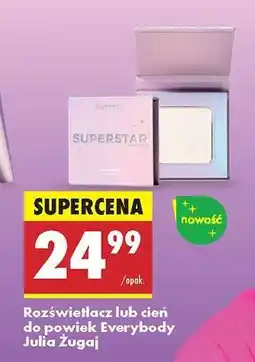 Biedronka Rozświetlacz lub cień do powiek Everybody Julia Żugaj oferta