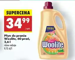 Biedronka Płyn do prania Woolite, 60 prań, 3,6 l oferta