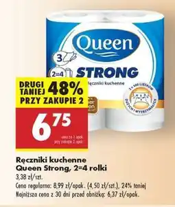Biedronka Ręczniki kuchenne Queen Strong , 2-4 rolki oferta