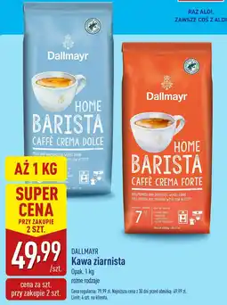 ALDI Kawa ziarnista Dallmayr 1kg oferta