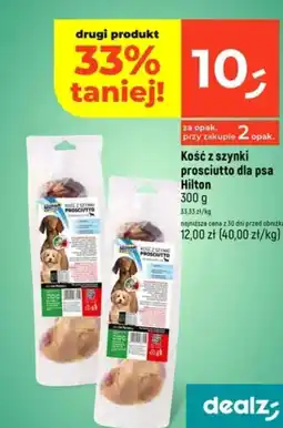 Dealz Kość z szynki prosciutto dla psa Hilton oferta