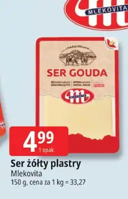 E.Leclerc Ser żółty plastry Gouda Mlekovita oferta
