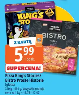 E.Leclerc Pizza King's Stories/Bistro Proste Historie Iglotex oferta