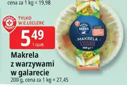 E.Leclerc Makrela z warzywami w galarecie Leclerc oferta