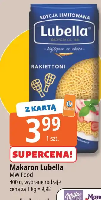 E.Leclerc Makaron Lubella MW Food oferta