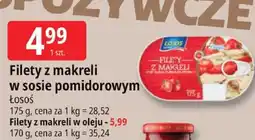 E.Leclerc Filet z makreli w sosie pomidorowym Łosoś oferta