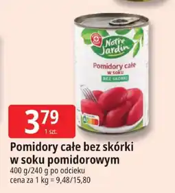 E.Leclerc Pomidory całe bez skórki w soku pomidorowym Notre Jardin oferta