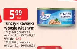 E.Leclerc Tuńczyk kawałki w sosie własnym Peche Ocean oferta