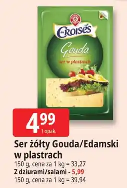 E.Leclerc Ser żółty Gouda/Edamski w plastrach Croises oferta