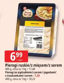 E.Leclerc Pierogi ruskie/z mięsem/z serem Nasze Specjały oferta