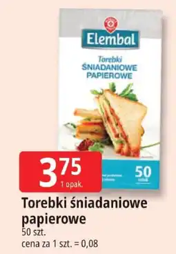 E.Leclerc Torebki śniadaniowe papierowe Elembal oferta