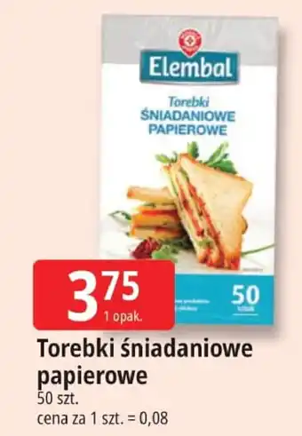 E.Leclerc Torebki śniadaniowe papierowe Elembal oferta
