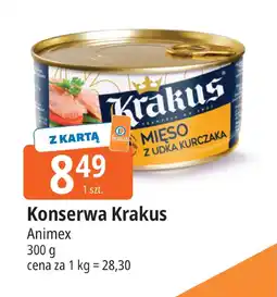E.Leclerc Konserwa Krakus mięso z udka kurczaka Animex oferta
