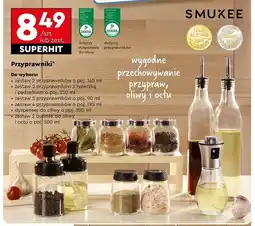 Biedronka Butelka na oliwę lub ocet 500 ml Smukee oferta