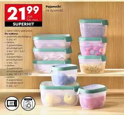Biedronka Zestaw pojemników na żywność 3 x 1.2 l Curver oferta