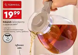 Biedronka Dzbanek szklany z zaparzaczem poj. 2.1 l Termisil oferta