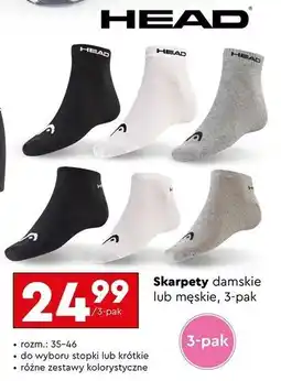 Biedronka Skarpety męskie 35-46 Head oferta