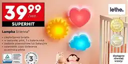 Biedronka Lampa solarna led ścienna Lethe oferta