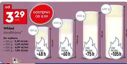 Biedronka Wkład parafinowy 400 g oferta