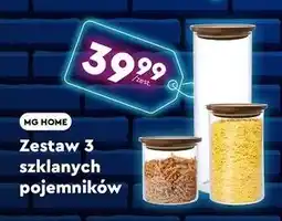 Biedronka Pojemniki szklane cucina 600 ml + 1 l 1.6 Mg Home oferta