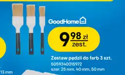 Castorama Zestaw pędzli GoodHome oferta