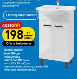 Castorama Szafka z umywalką Action oferta