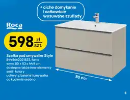 Castorama Szafka pod umywalkę Roca oferta